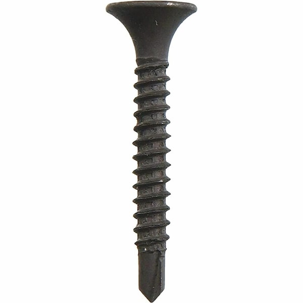 Dottie Drywall Screw, #6 x 1-1/4 in, Carbon Steel, Flat Head Phillips Drive, 500 PK DWSDT6114 - main