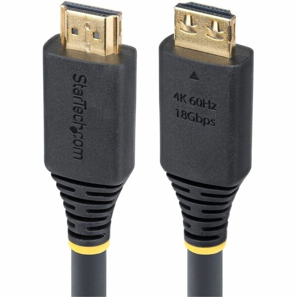 Startech.Com 20FT (6.1M) HIGH SPEED HDMI CABLE WITH GRIPPING CONNECTORS, 4K 60HZ/1440P 144HZ, HDMI2-CABLE-GRIP-20F - main