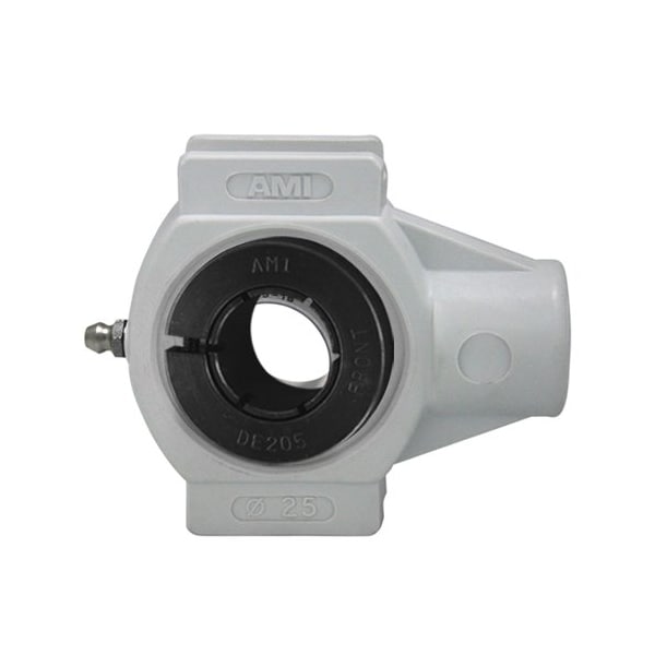 Ami Bearings SINGLE ROW BALL BEARING - 40MM WIDE ACCU-LOC WHITE NARROW SLOT TAKE-UP UENTPL208W - main