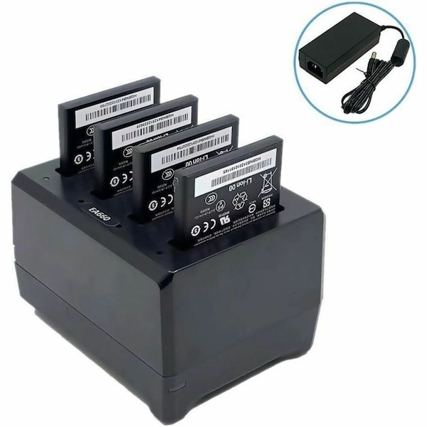 Unitech America Unitech Multi-Bay Battery Charger - For Smartphone - 4 - Proprietary Battery Size 5100-900037G - main