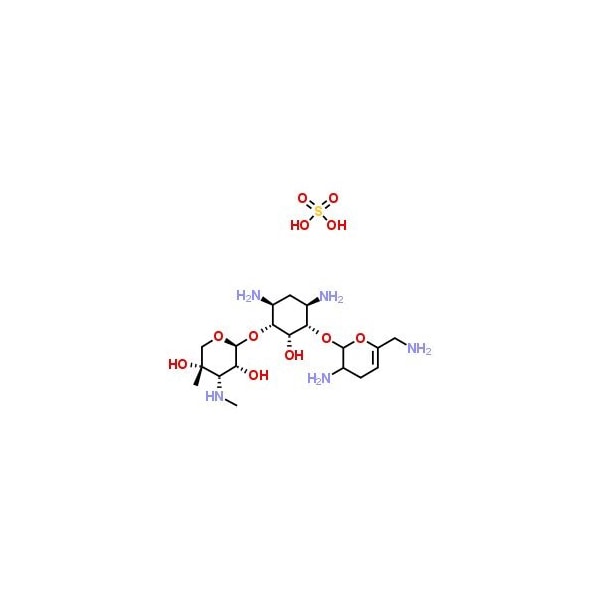 Ak Scientific Sisomicin sulfate, 580ug/mg (5g), CAS 53179-09-2 C597-5g - main