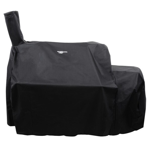 Char-Broil 33.5 x 58.5 x 38 in. Black Grill Cover for Oklahoma Joes Highland Offset Smoker, 4PK 8694010 - main