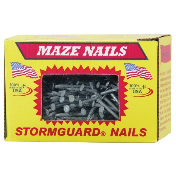 Maze Nails 8dx2-1/2'' 11 ga Hot Dipped Galvanized Spiral Shank Lumber Deck Nails, 555 Ct. 5 Lb. T447S530 - main