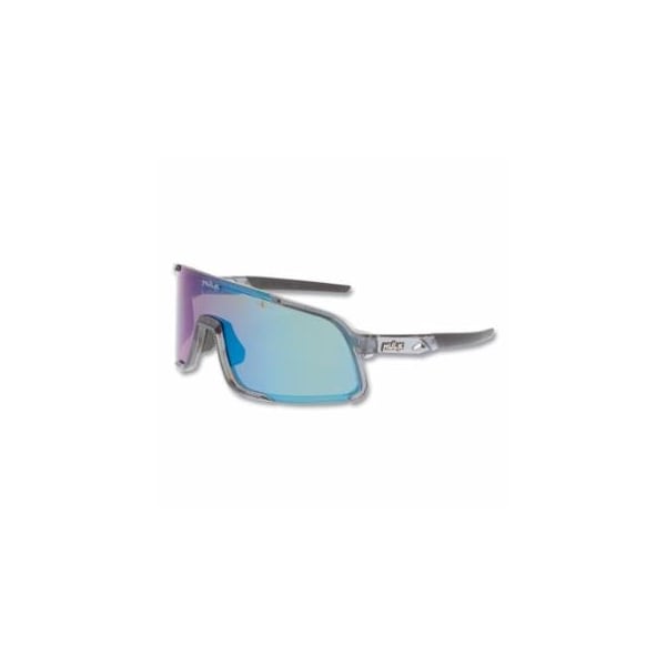 Mcr Safety Hulk HK4 Series Safety Glasses, Green Mirror, MAX63 Dual Coating, Polarized, Crystal Gray 127-HK42BGZDC - main