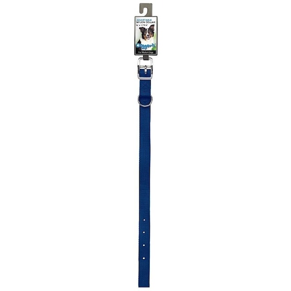 Boss Pet Boss Pet PDQ Dog Collar, 16 in L Collar, 3/4 in W Collar, Nylon, Blue 2971602 - main