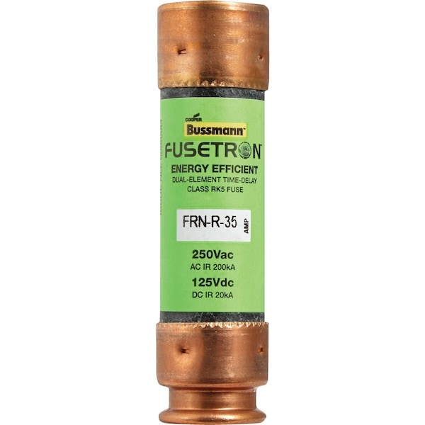 Eaton Bussmann 35A FRN-R Cartridge Heavy-Duty Time Delay Cartridge Fuse FRN-R-35 - main