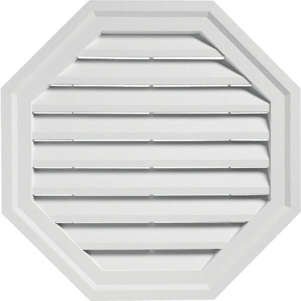 Ply Gem 22 Octagon White Gable Attic Vent OCTGV AW - main