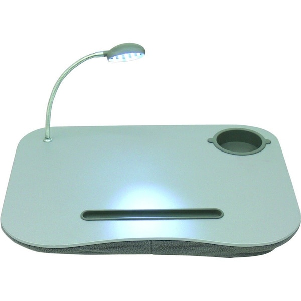 Qvs Laptop Desk With Built-In Cushion-LED Light And Cup Holder - LD-LED - main