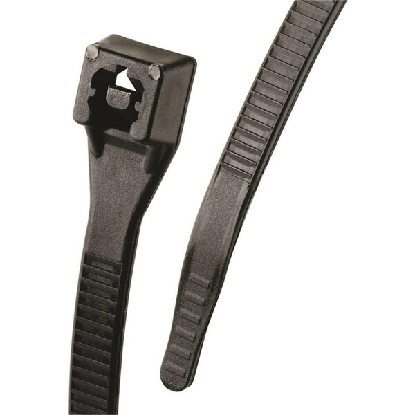 Acoustic Cable Tie, 11 in L, 3 in Max Bundle Dia., Black, Nylon 6/6, 50 lb Strength AC3687149 - main