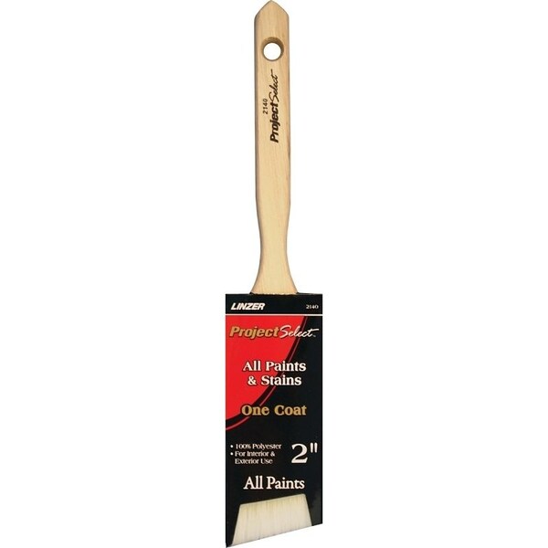 Linzer WC Paint Brush, 2 in W, 234 in L Bristle, Polyester Bristle, Sash Handle 2140-2 - main