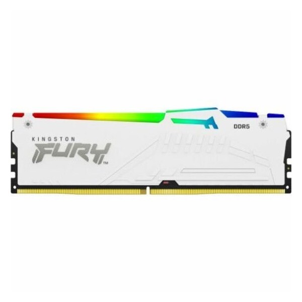Kingston 16GB 5200MT/S DDR5 CL40 DIMM FURY BEAST WHITE RGB XMP KF552C40BWA-16 - main