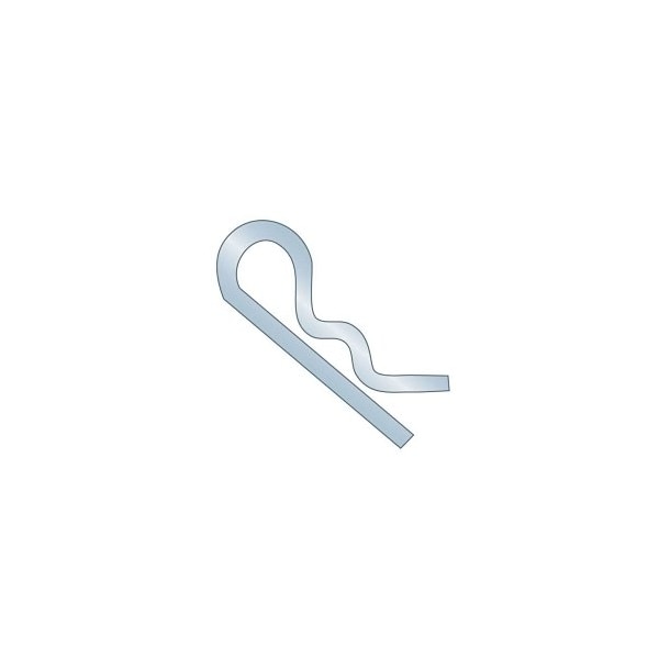 Huyett Bridge Pin, Zinc Plated Spring Steel, 0.026 in Wire Dia x 0.344 in Length x Fits 3/64 in Shaft BP-141 - main