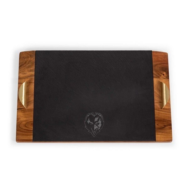 Picnic Time Family Of Brands NFL Baltimore Ravens - Covina Acacia and Slate Serving Tray 957-07-512-033-2 - main