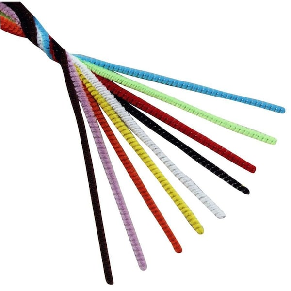 Charles Leonard Creative Arts™ Chenille Stems, 4 mm/12in, Assorted, PK1200 65400 - main