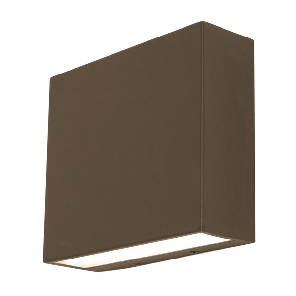 Afx Dakota 8in. LED Outdoor Sconce, 120-277V, 24W, 5 CCT, Bronze DKTW0807LAJUDBZ - main