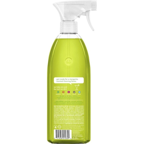 Method All Purpose Cleaner, Spray, 28 fl oz, Lime + Sea Salt, 8 PK 01239 - main