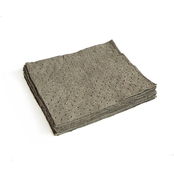 Stardust Spill Products Sorbent Pad, 19 gal, 15 in x 18 in, Hazardous Liquids and Non-Hazardous Liquids, Gray 2SDGPB - main