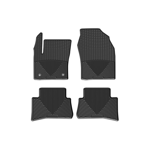 Weathertech Black, Front and Rear All Weather Floor Mats W438-W439 - main