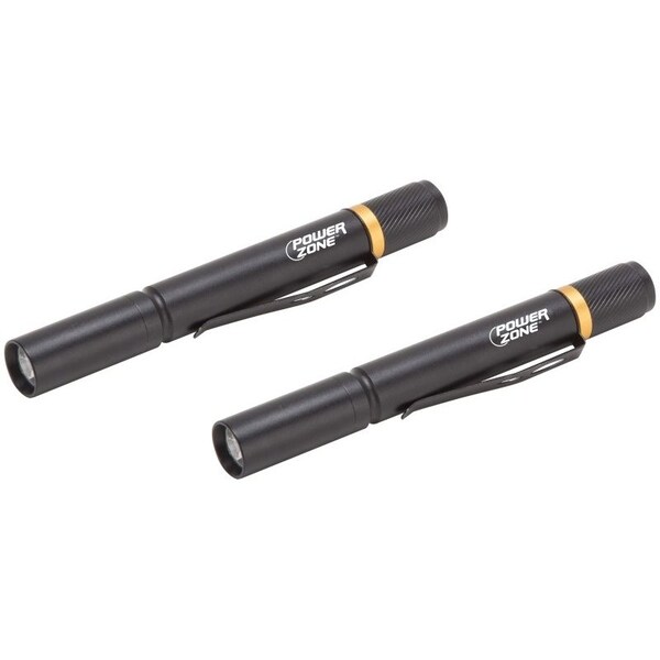 Powerzone Penlight, AAA Battery, LED Lamp, 100 Lumens, 30 m Beam Distance, 4 hrs Run Time, Black 12245 - main