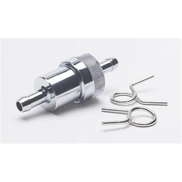 Russell/Edel Russell-Edel 645060 Fuel Filter 0.31 In., Chrome Plate, Silver - Aluminum R62-645060 - main