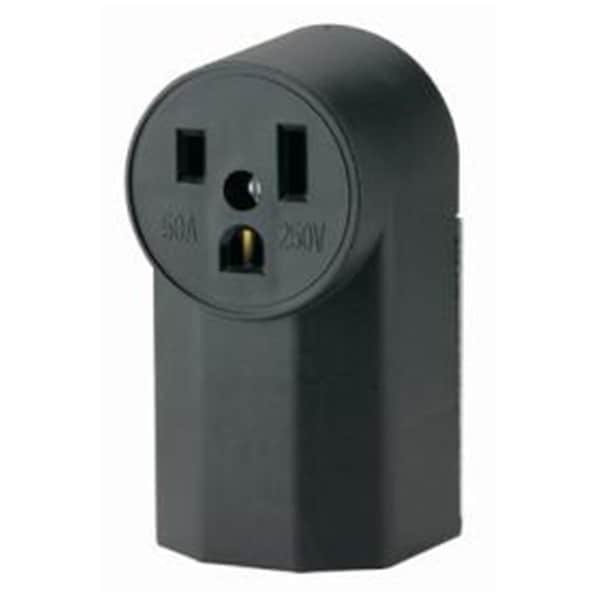 Eaton Wiring Devices Straight Blade Receptacle, 10-50R, 50 A, 125/250V AC, 3 Pole, 3 Wire, Flush Mount, Non-Grounded 309-112 - main