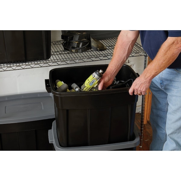 Rubbermaid Roughneck 18 Gal. Storage Tote RMRT180025 - main