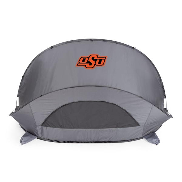 Picnic Time Family Of Brands NCAA Oklahoma State Cowboys Manta Portable Beach Tent - Pop Up Tent 113-00-105-464-0 - main
