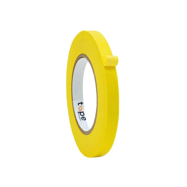 Wod Tape FPTC6 Printable Flatback Tape 3/8 in. x 60 yds. Yellow, 96PK WOD FPTC6-00375-96-60-YEL - main