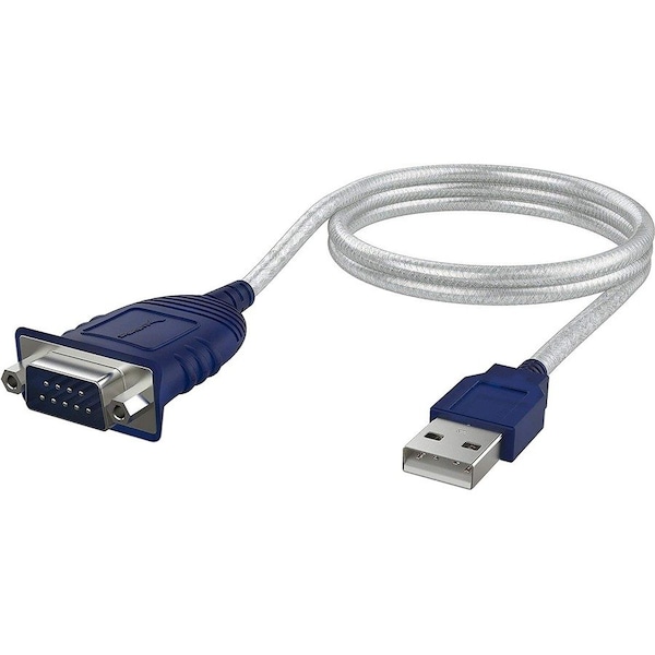 Sabrent USB 2.0 To Serial DB9 Male (9 Pin) RS232 Cable Adapter (CB-DB9P) CB-DB9P - main