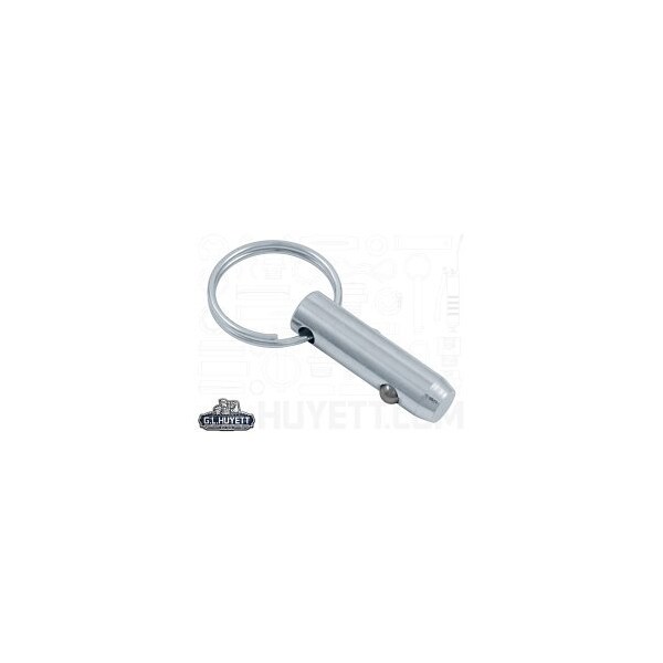 Huyett Detent Pin, Zinc Plated Medium Carbon Steel, 0.375 in Dia x 0.625 in Effective L x 0.379 in Hole Dia DTP-0375-0625 - main