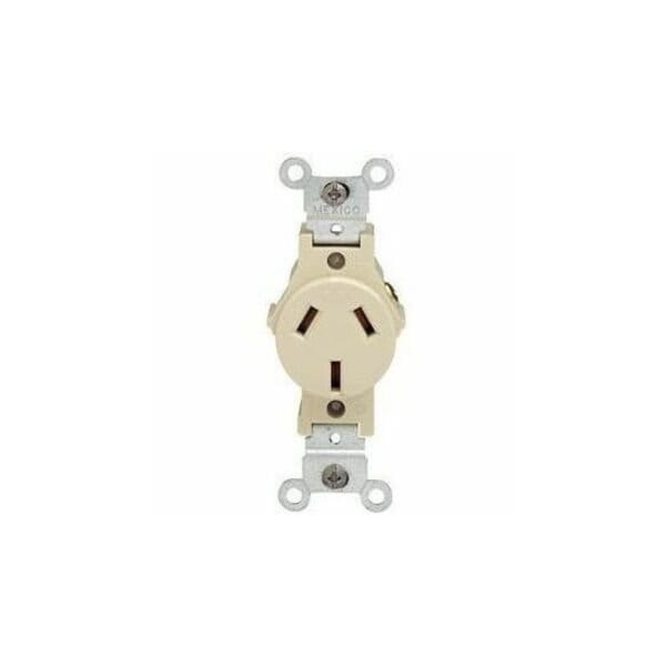 Leviton Rcptcl, 20A, 125/250VAC, Ivry, Nyln, PK1 5032-I - main