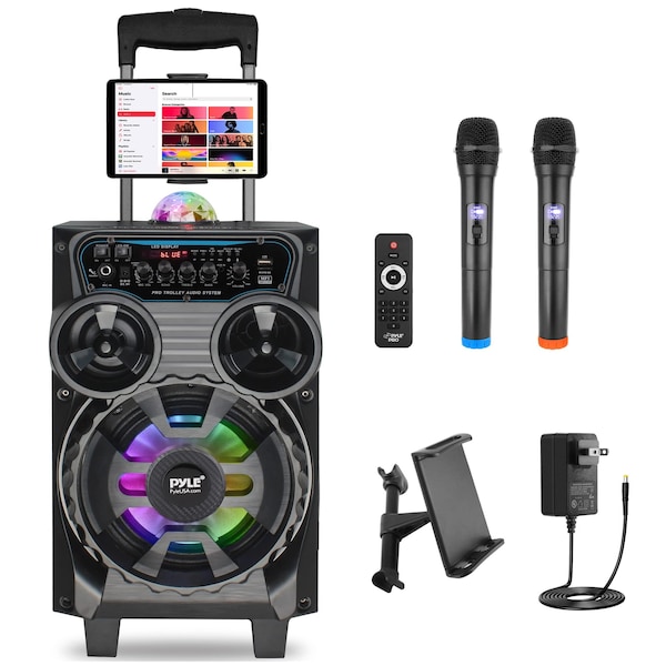 Pyle Portable Bluetooth PA Speaker PPHP87BTA - main