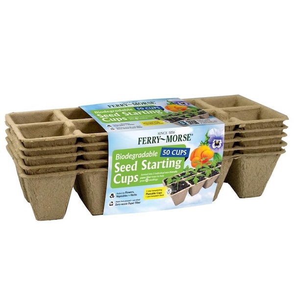 Ferry-Morse 50 Cells 1.75 in. H X 1.75 in. W Plant Transplant Starting Tray 5PK FS110 - main