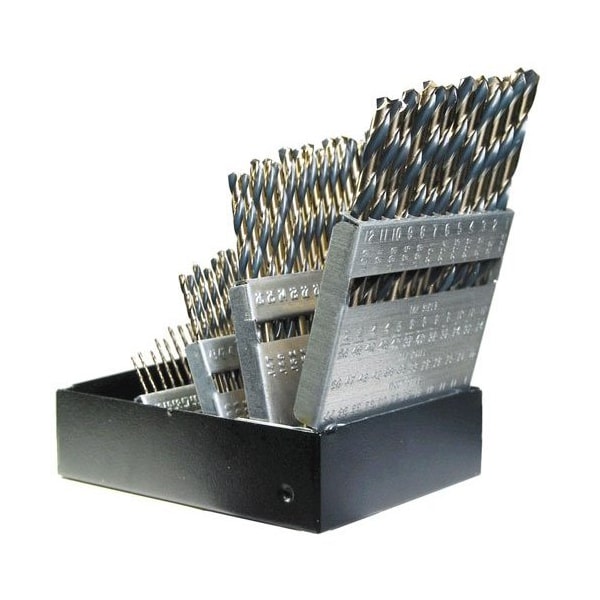 Norseman Drill & Tool Norseman SP60 Magnum Super Premium Set Jobber Length Black & Gold Drill Set 60pc 88640 - main