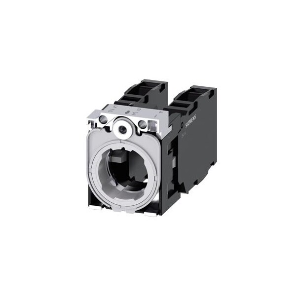 Siemens holder, 3-way, metal, 1 NO+1 NC, 1 NO+1 NC, screw terminal 3SU1510-1AA10-1LA0 - main