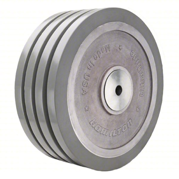 Hamilton Caster Wheel, 12"dia, 5,650 lb, Gray W-1240-SWF95-1 - main