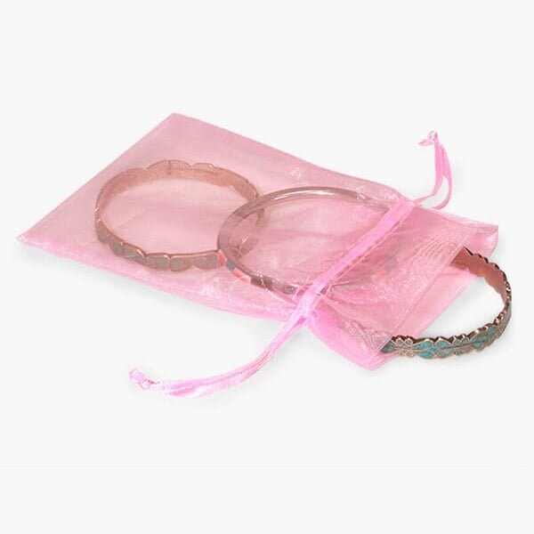 Nashville Wraps Pink Organza Favor Bags, 4x6, 10PK B00105 - main