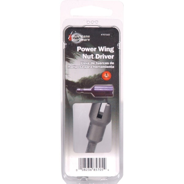 Hillman 1/4'' Wing Nut Driver 707322 - main