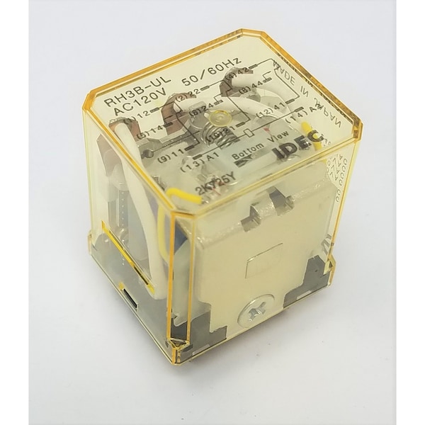Idec 3PDT Relay w/ Light 120vac RH3B-ULAC120V - main