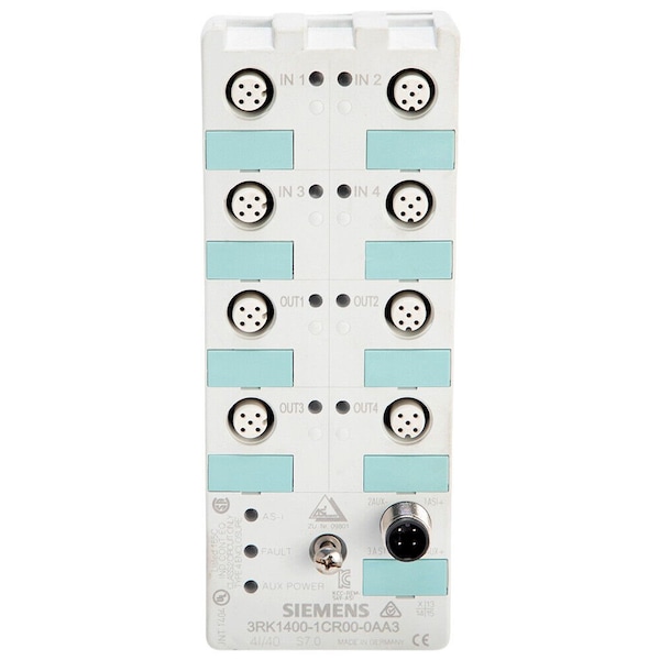Siemens AS-i compact module K60 digital 4 DI/4 DQ IP68 4 x input 3RK1400-1CR00-0AA3 - main