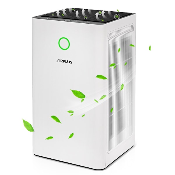 Elexnux 2152 sq. ft. H13 HEPA True Personal Console Air Purifier in Whites, 99.97% Cleaner, 235 CFM IR-KXY550H - main