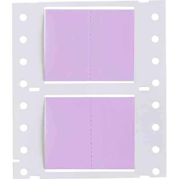 Brady PermaSleeve HX Heat Shrink Double Sided Wire Marking Sleeves, 1 in. x 1 in. W, Violet, Roll of 5000 2HX-1000-2-VT-J-2 - main