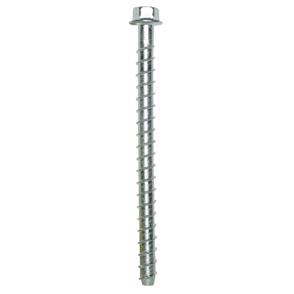 Simpson Strong-Tie Titen HD Heavy-Duty Screw Anchor, 3/8 in Dia, 6 in L, Carbon Steel, Zinc THD37600HF1 - main