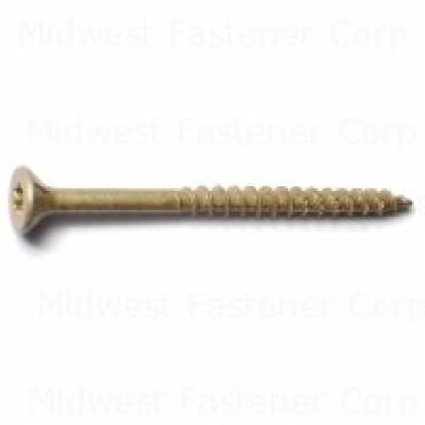 Midwest Fastener SaberDrive Deck Screw, #9 Thread, 2-1/2 in L, Serrated Thread, Bugle Head, Star Drive, Type 17 Point 50754 - main