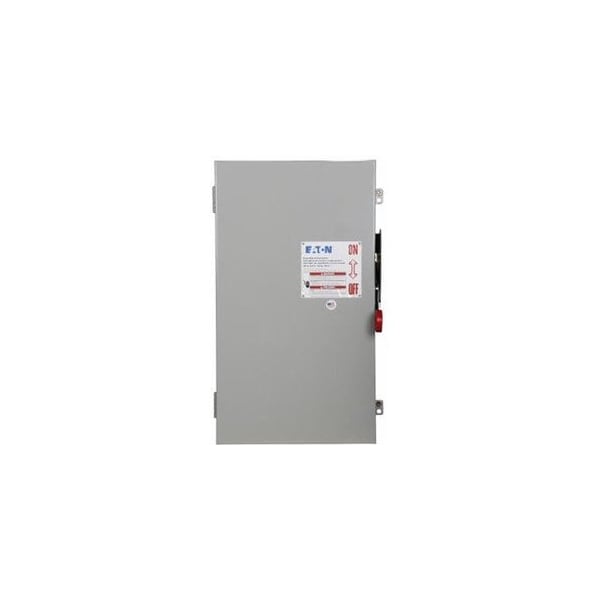Eaton Heavy Duty Fusible Safety Switch (200A, 3P, 240V, NEMA 1, Visible Blades) DH324FGK - main