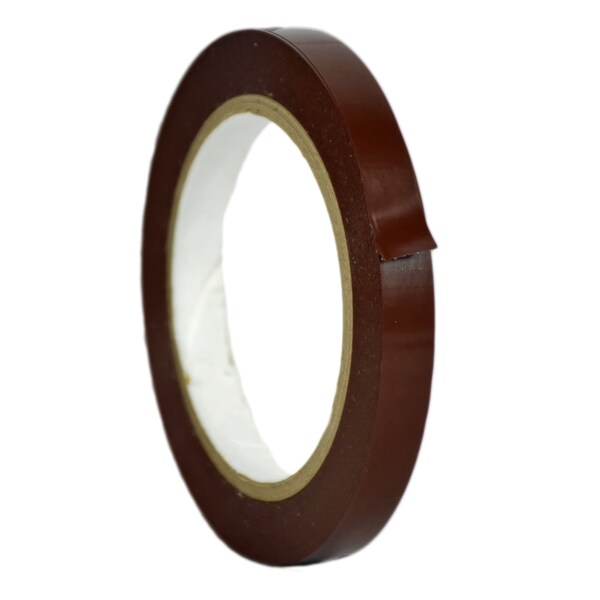 Wod Tape PVC, Dark Brown, 1/2 inch (12mm) W., 5 mil Thickness, 96 PK WOD VTC605-00500-96-60-DBR - main