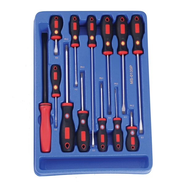 Genius Tools 13 Pc. Slotted & Phillips Screwdriver Set MS-013SP - main