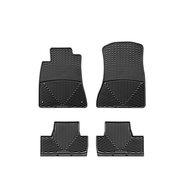 Weathertech Black, Front and Rear All Weather Floor Mats WTLB077200 - main