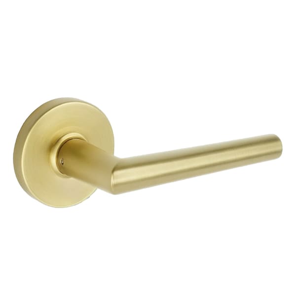 Emtek Residential Door Levers Dummy Satin Brass EE3320LENSB - main