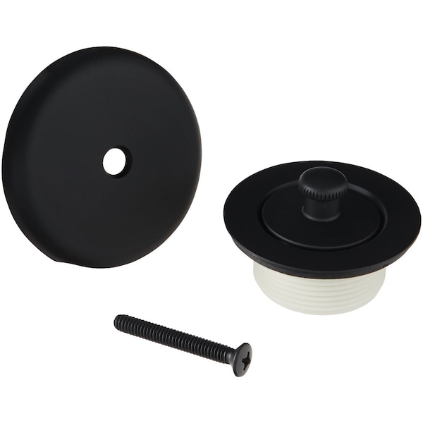 Do It Best Matte Black Roller Ball Bath Drain Trim Kit 438832 - main
